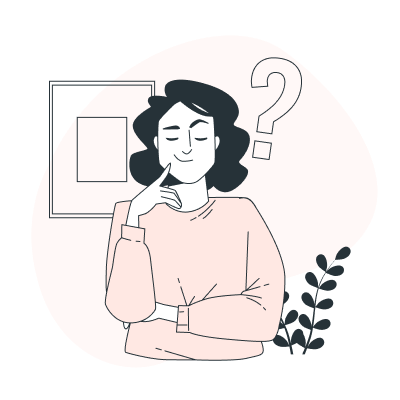 Illustration representing frequently asked questions