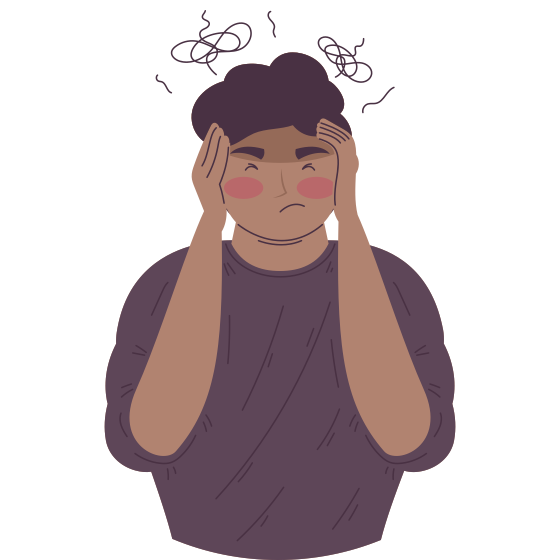 Illustration representing frequently asked questions about anxiety therapy