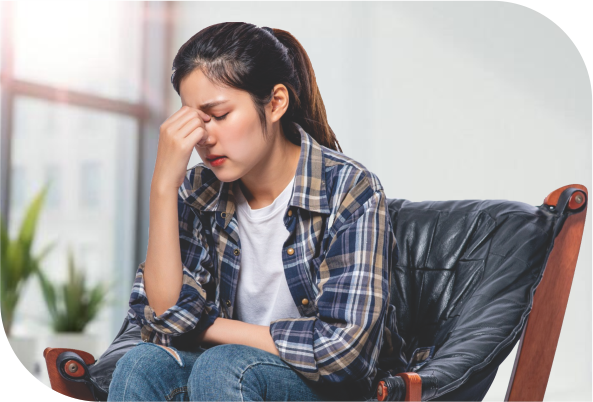 Illustration of a person finding emotional support and hope